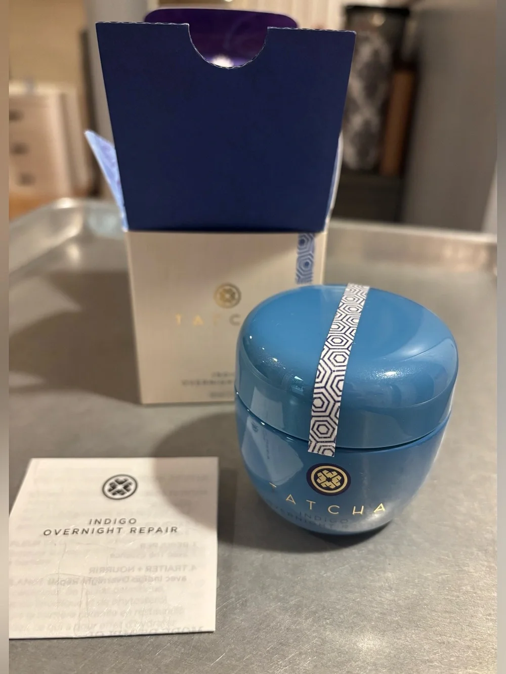 Tatcha Indigo Overnight Repair Cream - Blue - Picture 2 of 15